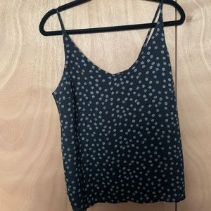 Banana Republic Black Daisy Dress Tank Top